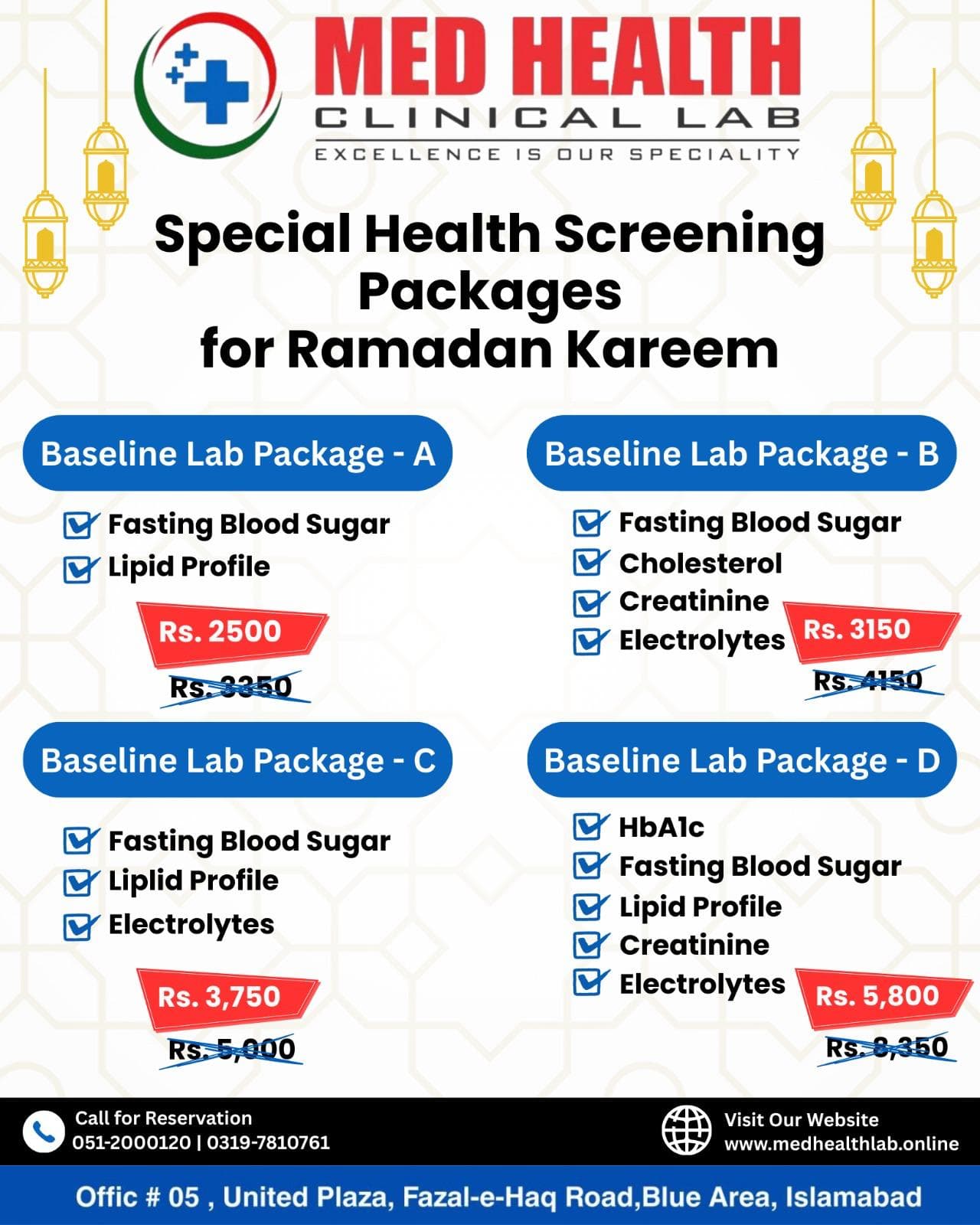 Special Health Screening Packages for Ramadan Kareem